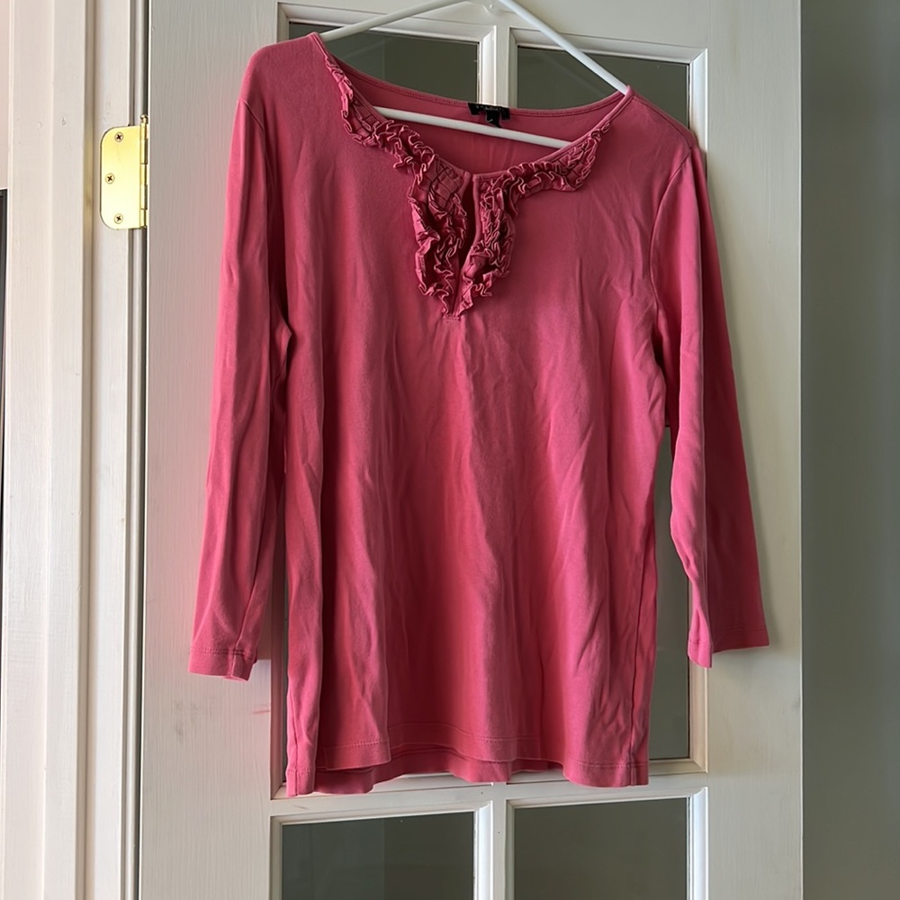 Talbots 3/4” Sleeves Cotton Shirt